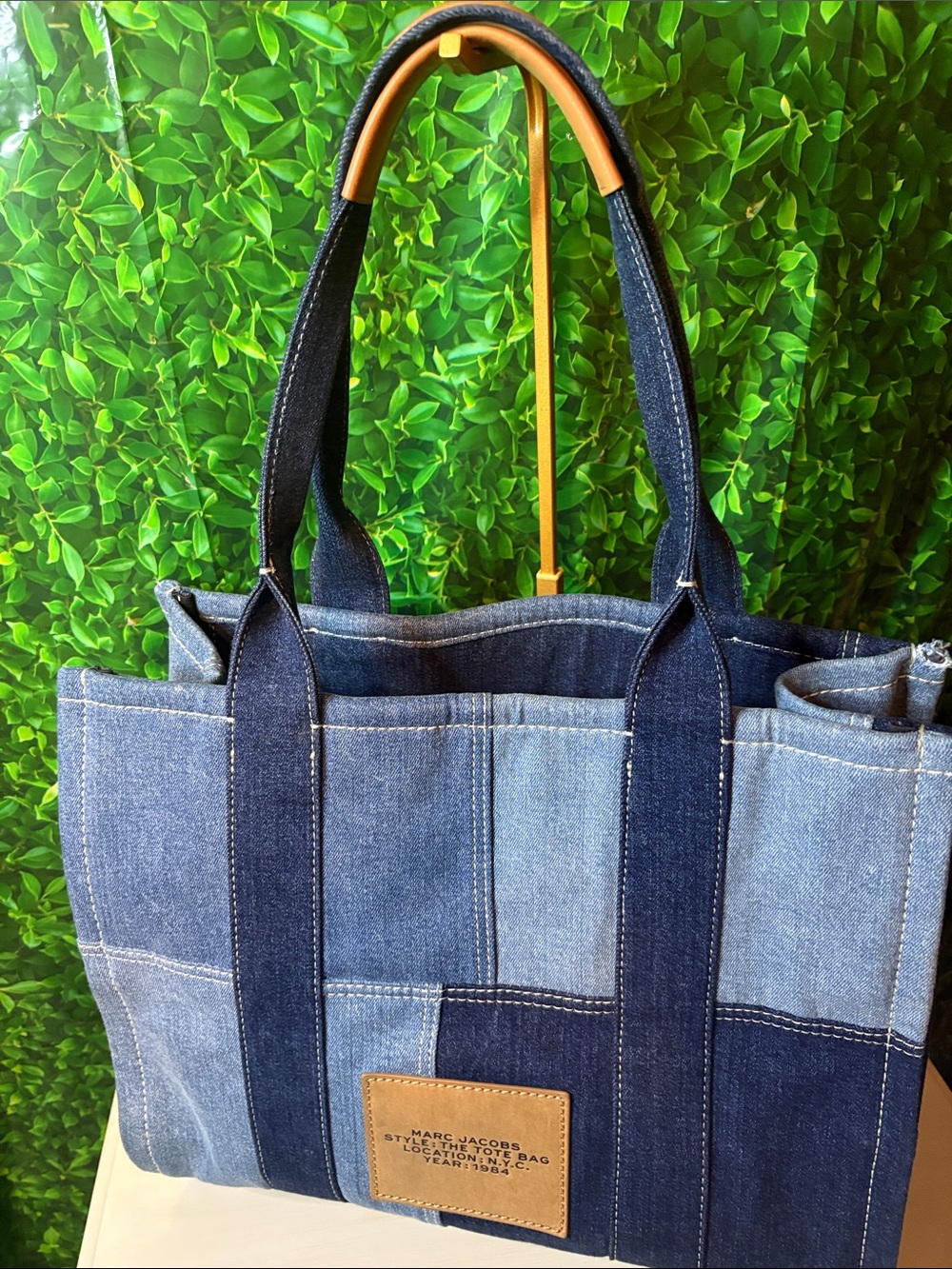 Marc Jacobs Blue Patchwork Denim Tote Bag - Picture 11 of 12